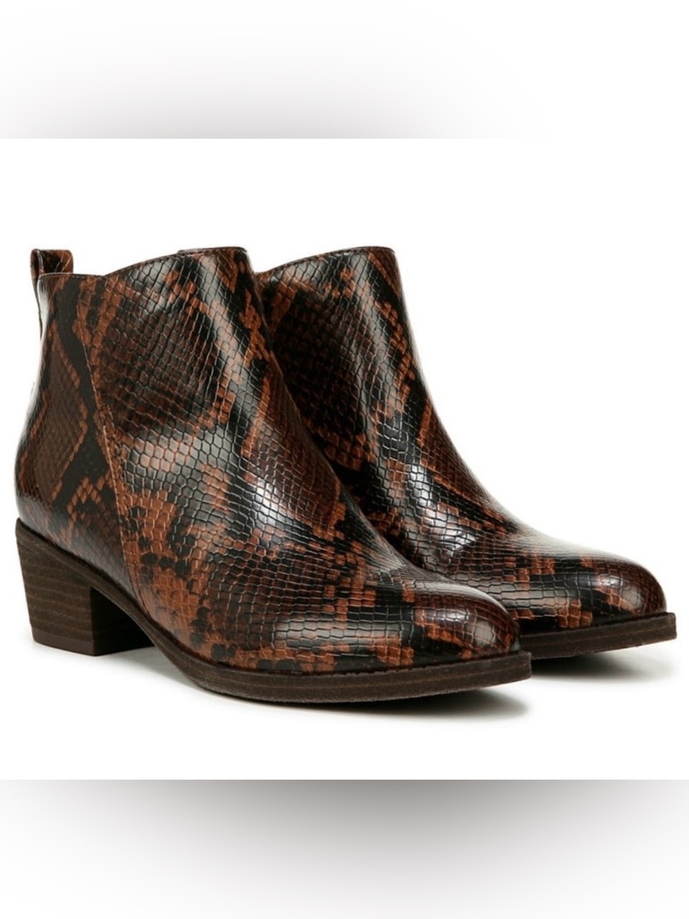 Soul Naturalizer Zaylee Snake Print Western Ankle Booties 7.5W